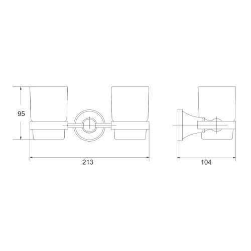 Стакан Rose RG19H RG1922H - фото 3