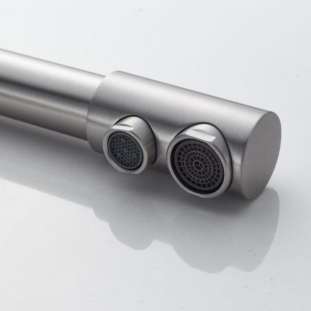 Смеситель для кухни Shevanik S328L на мойку сатин