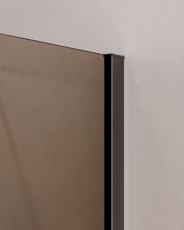 Душевой уголок Cezares SLIDER SLIDER-AH-1-80-80/90-BR-GM 80х80 стекло тонированное профиль оружейная сталь без поддона