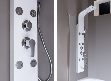 Душевая панель Aquanet Galaxy AP40-03 настенная цвет белый