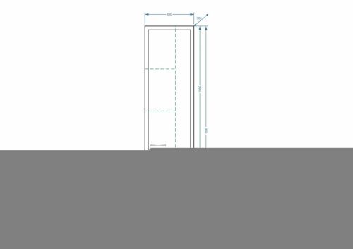 Шкаф-пенал Stella Polar Концепт SP-00000148 40х180 напольный цвет белый - фото 2