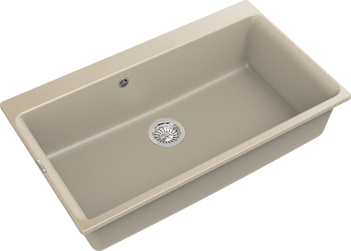 Кухонная мойка Rivelato AXEL Х-90 beige scuro 87х52 цвет темно-бежевый - фото 3