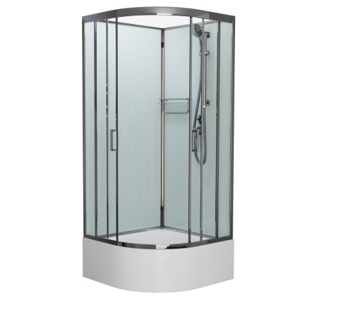Душевая кабина Frank 186009 100х100 без крыши ориентация универсальная - фото 5