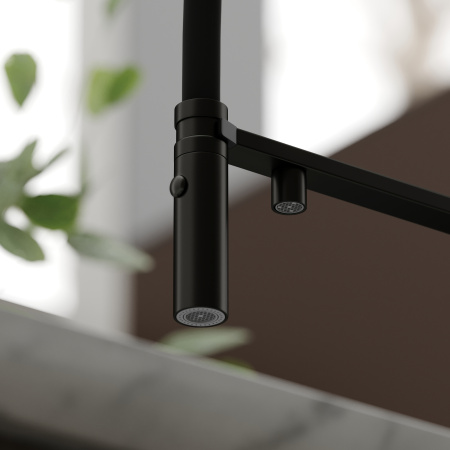 Смеситель для кухни Sancos Imola SC4010MB на мойку черный матовый/черный