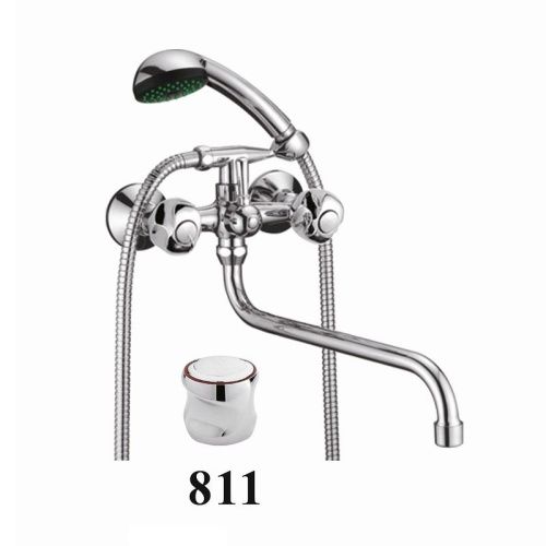 Смеситель для ванны D-Lin D140811 настенный хром - фото 2