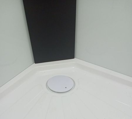 Душевая кабина Cerutti SPA CHIKA901B 90х90 пятиугольная без крыши ориентация универсальная