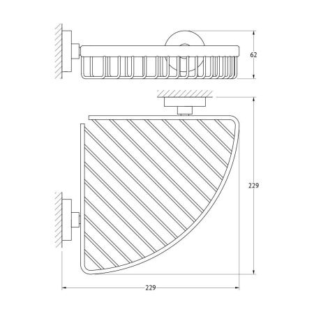 Полка в ванную комнату Artwelle Harmonie HAR 021