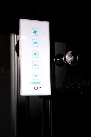 Душевая кабина AvaCan B10SELBLACK 100х100 четверть круга с крышей ориентация универсальная