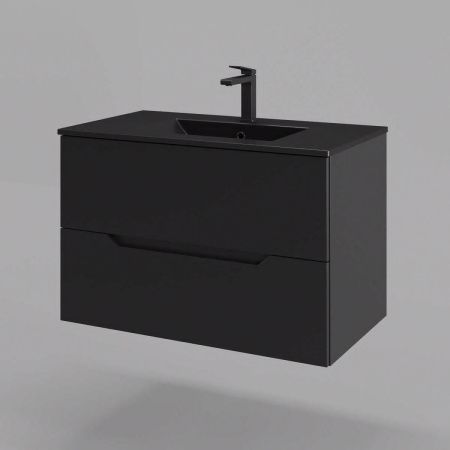 Тумба с раковиной Orange Line Li-80Tub+BLRA 80х50