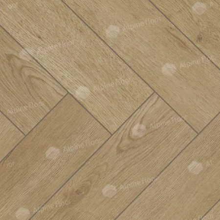 Ламинат Alpine Floor Herringbone 10 LF107-08 Дуб Молизе толщина 1 см 33 класс 600х100