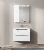 Зеркало-шкаф BelBagno Fly-Marino MARINO-SPC-700/750-1A-BL-P-L 70х80 подвесной цвет белый