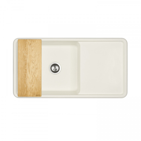 Кухонная мойка Aquaton Беллис 1A725132BS240 97х51 цвет белый