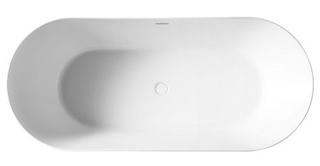 Ванна акриловая Abber AB9222-1.5 150х70 отдельностоящая овальная с каркасом