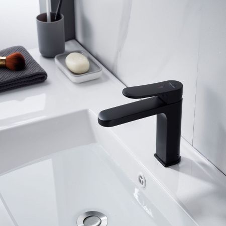 Смеситель Shevanik S4501H на раковину черный