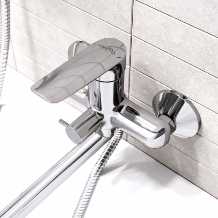 Смеситель для ванны Tokito MISAWA TOK-MIS-1015 настенный хром