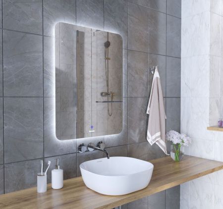 Зеркало с подсветкой Grossman ELEGANS-промо 17801001 80х100 подвесное