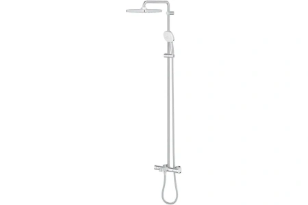 Душевая стойка Grohe Tempesta Cube
 26691001 настенная цвет хром с термостатом