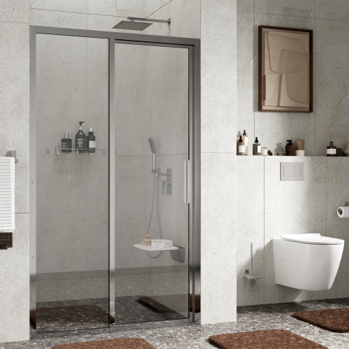 Душевая дверь WasserKRAFT Lopau 32S 32S05L 120x200 стекло прозрачное 6 мм - фото 2