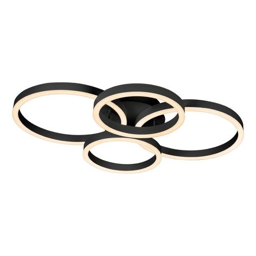 Люстра потолочная iLedex Ring-New (Ринг-Нев) 6815-300/400-X-T BK - фото 3