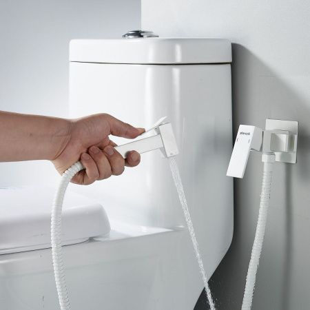 Гигиенический душ со смесителем Shevanik S127C белый