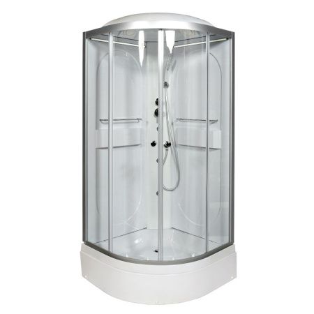 Душевая кабина AvaCan L510LED+GM 100х100 четверть круга с крышей ориентация универсальная