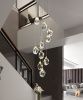 Светильник подвесной Delight Collection Crystal rock II (Црыстал роцк ИИ) 9701P/10R brass