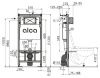 Инсталляция для унитаза Alcadrain  AM101/1120-4:1 RU M578-0001