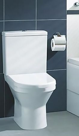 Унитаз напольный с бачком Vitra S50 9797B003-7204 белый с сиденьем микролифт безободковый душевой смыв