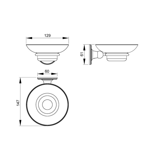 Мыльница Timo Nelson 150021/00 - фото 2 Мыльница Timo Nelson 150021/00 - фото 2