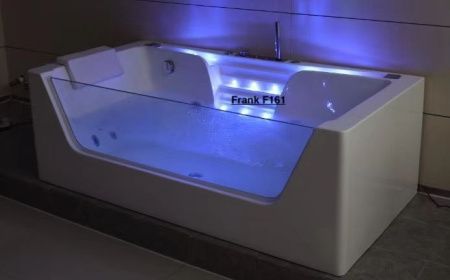 Ванна акриловая Frank 201099898 170х85 пристенная прямоугольная с каркасом