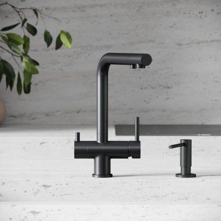 Смеситель для кухни Sancos Foster SC4014MB на мойку черный