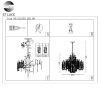 Люстра подвесная ST Luce Ravello (Равелло) SL1650.303.08