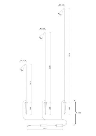 Ландшафтный светильник Arte Lamp Muliphein (Мулипхеин) A1084PA-3BK