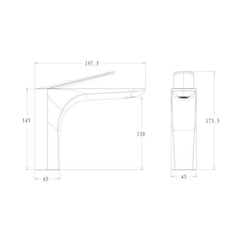 Смеситель Bronze de Luxe 2040CG на раковину золото - фото 3
