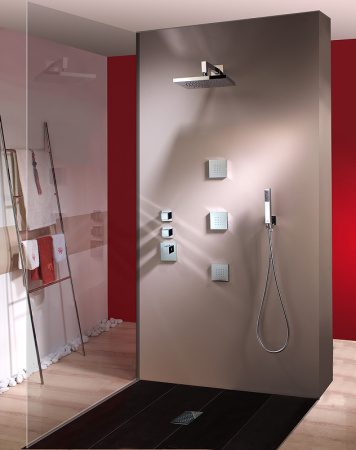 Смеситель для душа Bossini Outlets Z032203.030_УЦ встраиваемый в стену хром (мелкие царапины)