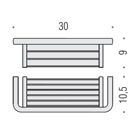 Полка Colombo Lulu B6232.CR
