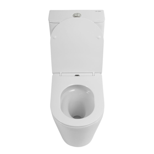 Унитаз напольный Art&Max Tito AM6088CPRVTSC белый с сиденьем микролифт смыв торнадо - фото 5