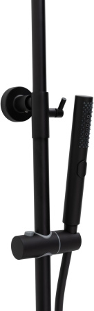 Душевая стойка Allen Brau Infinity 5.21032-31 настенная цвет черный с термостатом