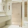 Душевая дверь Maybah Glass MGD-811-3 90х200 стекло тонированное профиль золото
