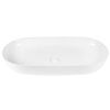 Раковина из сантехнического фарфора Bond Oval S51-800 80х40 накладная цвет белый без отверстий под смеситель