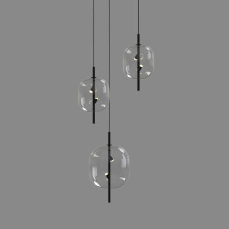 Светильник подвесной Delight Collection 10018P/1 black/clear