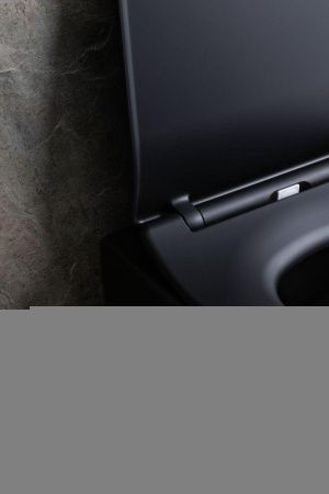 Чаша унитаза подвесная Allen Brau Liberty 4.33007.31 цвет черный без сиденья безободковая каскадный смыв