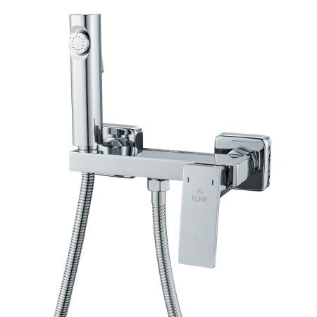 Гигиенический душ со смесителем Rose R1805-1 хром