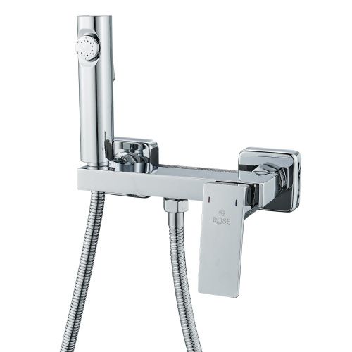 Гигиенический душ со смесителем Rose R1805-1 хром - фото 2