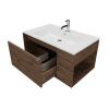 Тумба под раковину Grossman Тенза 108503 90х50 подвесная цвет коричневый