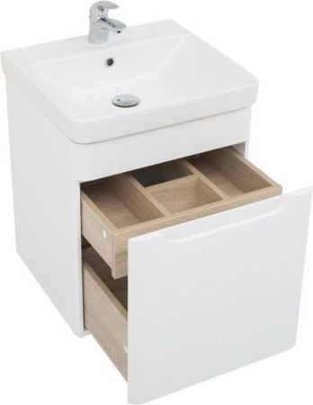 Тумба с раковиной Aquanet София 00212585 50х50 подвесная цвет белый