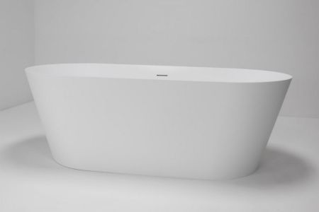 Ванна из искусственного камня Abber Stein AS9605 170х80 отдельностоящая овальная с ножками