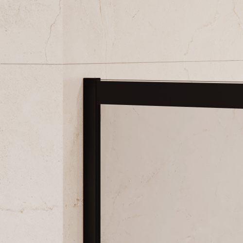 Душевая перегородка RGW Walk In 35102190-84 90х200 стекло с рисунком профиль черный - фото 4 Душевая перегородка RGW Walk In 35102190-84 90х200 стекло с рисунком профиль черный - фото 4