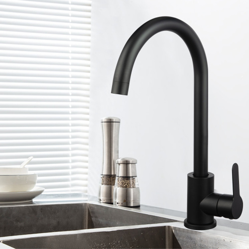 Смеситель для кухни WesnaArt Eko EKO05-110Black на мойку черный - фото 3