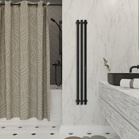 Полотенцесушитель электрический Indigo Style 3 LSE120-13BRRt 15х120 черный